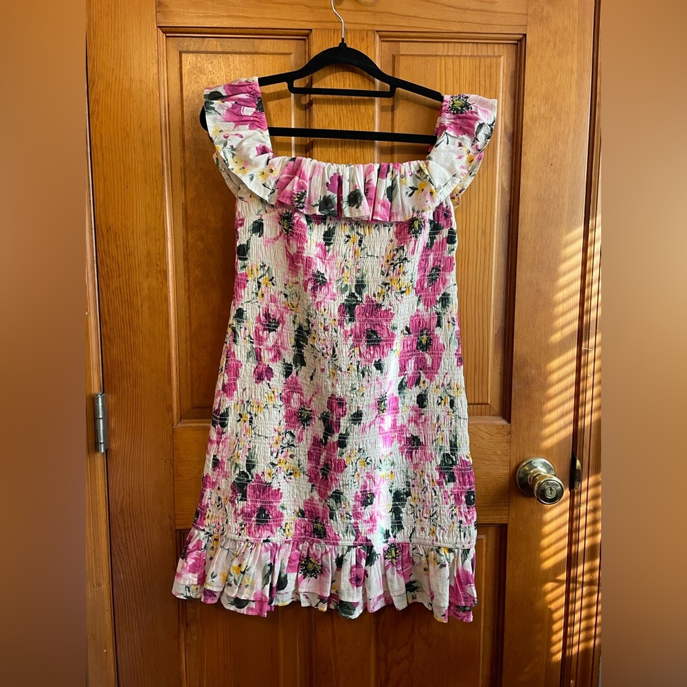 NWOT Abercrombie & Fitch Pink Floral Mini Dress